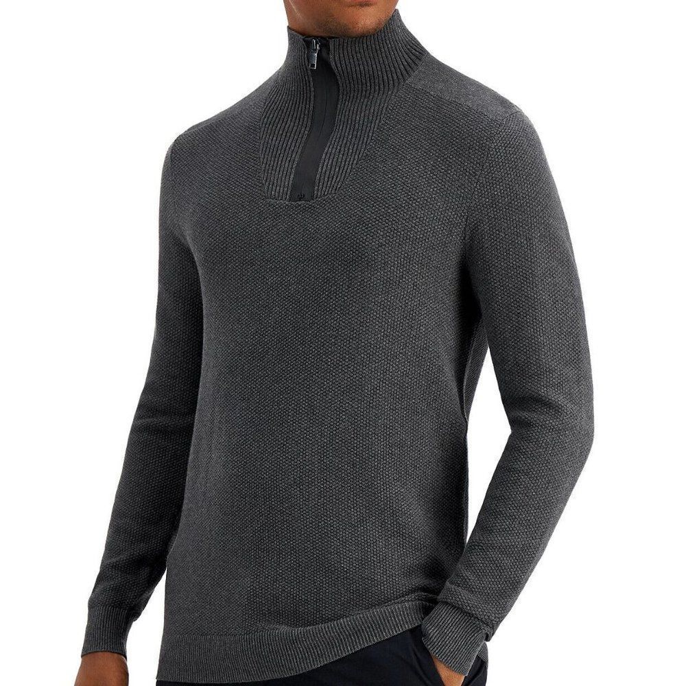 Alfani Men's Quarter-Zip Sweater